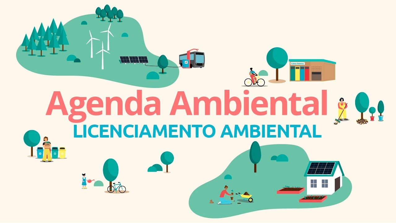 audiodescrição: ilustração da série agenda ambiental