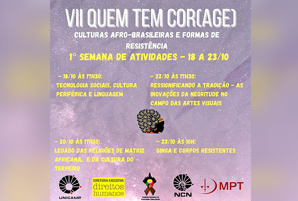 imagem mostra banner de divulgação do evento