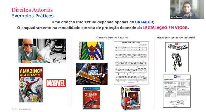 Durante o evento foram discutidos os exemplos práticos, as criações do setor artístico e suas interfaces com a propriedade intelectual, o direito autoral e os direitos conexos Durante o evento foram discutidos os exemplos práticos, as criações do setor artístico e suas interfaces com a propriedade intelectual, o direito autoral e os direitos conexos