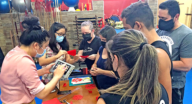 Foi a primeira vez que o instituto realizou atividades presenciais desde o início da pandemia de Covid-19, com o envolvimento de todos os professores Foi a primeira vez que o instituto realizou atividades presenciais desde o início da pandemia de Covid-19, com o envolvimento de todos os professores