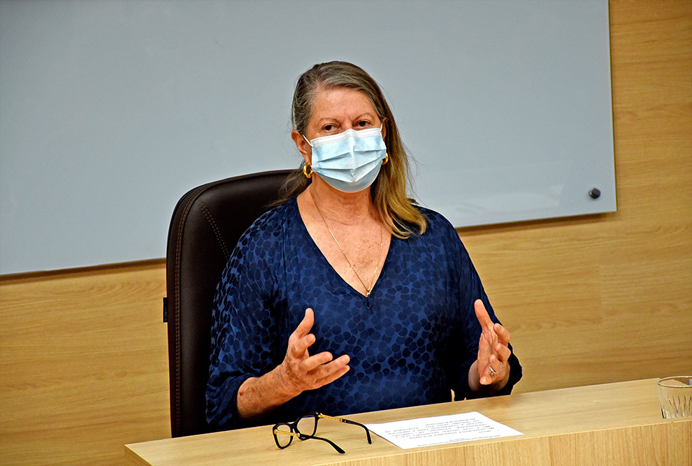 Coordenadora-geral da Universidade Maria Luiza Moretti durante abertura oficial Unicamp Afro 2021