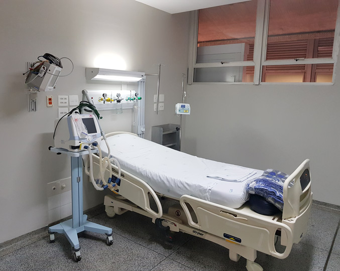 Apenas nove pacientes estão internados na enfermaria Covid adulto, a menor taxa de ocupação de leitos desde o início da pandemia. Ocupação de UTI-Covid está zerada Apenas nove pacientes estão internados na enfermaria Covid adulto, a menor taxa de ocupação de leitos desde o início da pandemia. Ocupação de UTI-Covid está zerada