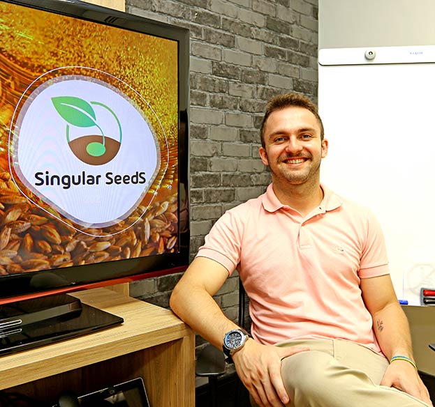 Caio Rosa, cofundador da Singular Seeds Caio Rosa, cofundador da Singular Seeds