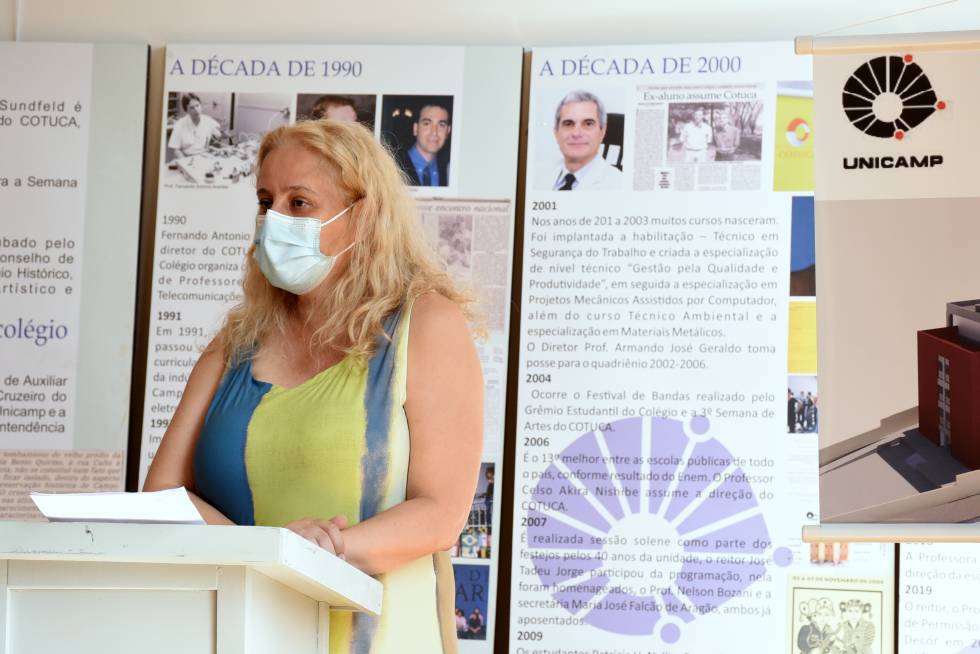 Diretora do Cotuca, professora Vanessa Petrilli Bavaresco: Alegria em voltar a ocupar o prédio  
