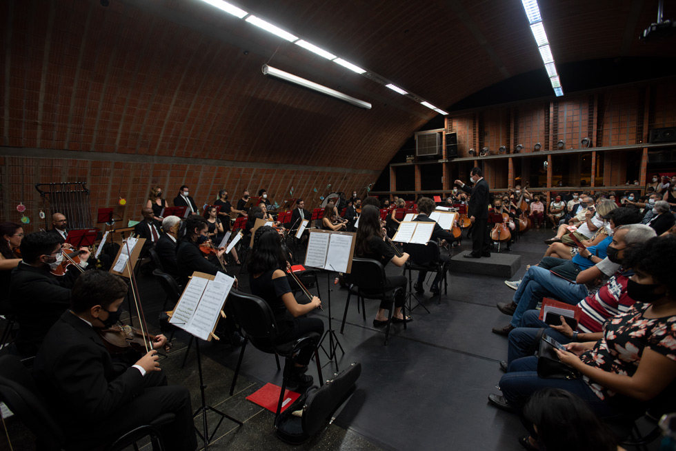 Comemoração incluiu apresentações da Orquestra de Flautas da Unicamp e da Orquestra Comunitária