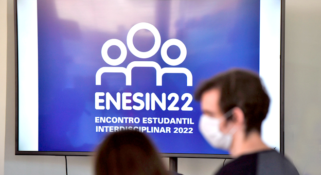 Participantes estiveram na sede do IdEA para a reunião mensal do Encontro Estudantil Interdisciplinar 2022