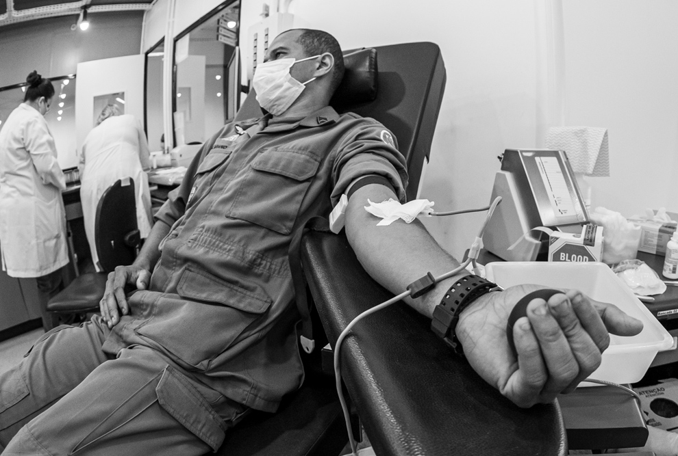 Campanha “Bombeiro Sangue Bom” acontece durante todo mês de junho