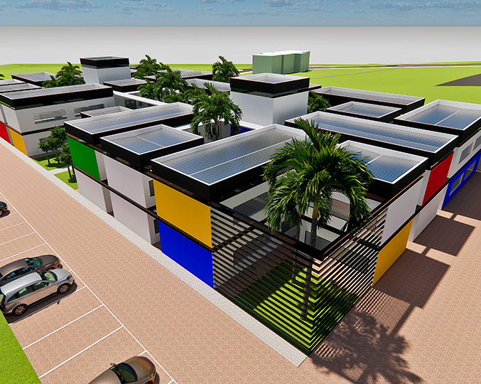Modelo de construção modular, mais sustentável, amplia o espaço do Parque Científico e Tecnológico da Universidade, no campus em Barão Geraldo