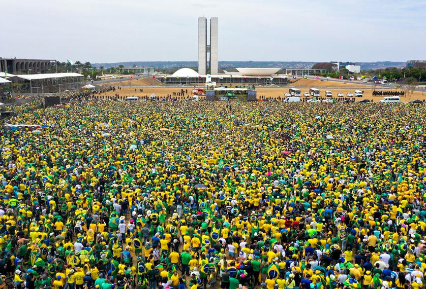 Manifestação do 7 de setembro em Brasília: risco de ruptura democrática Manifestação do 7 de setembro em Brasília: risco de ruptura democrática