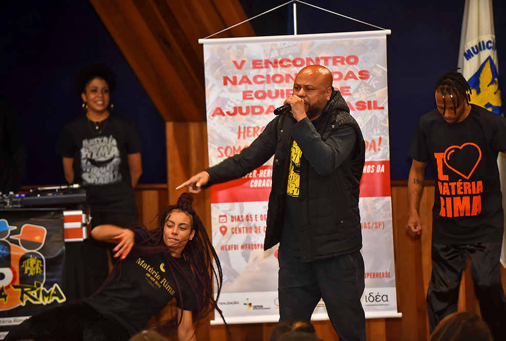 Encontro é realizado anualmente e reúne os voluntários das escolas Encontro é realizado anualmente e reúne os voluntários das escolas