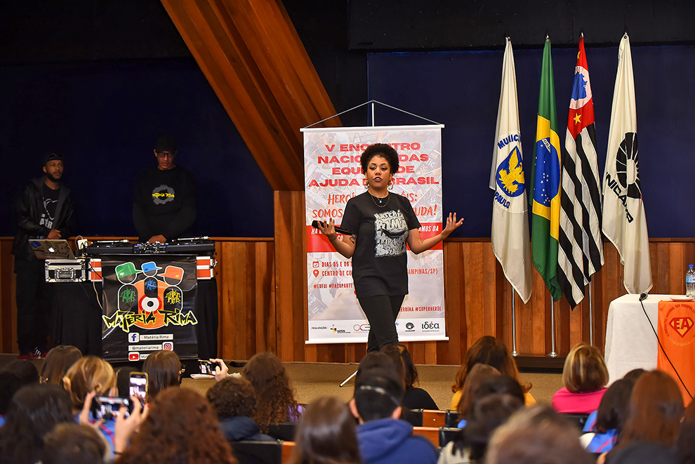 Encontro é realizado anualmente e reúne os voluntários das escolas Encontro é realizado anualmente e reúne os voluntários das escolas