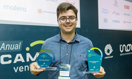 O reconhecimento é uma das principais categorias do Prêmio Empreendedor da Unicamp