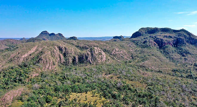 O Domo do Araguainha foi um dos três sítios geológicos brasileiros selecionados na lista “The first 100 IUGS Geological Heritage Sites”