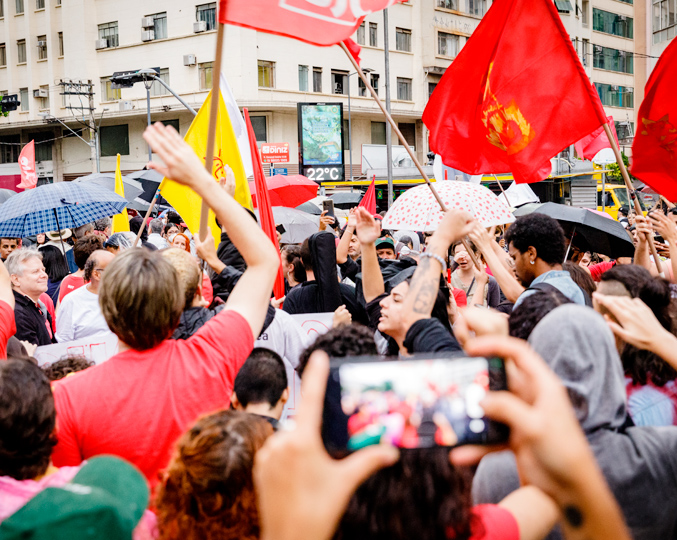 Ato em Campinas teve como objetivo reunir as forças que prezam o processo democrático brasileiro
