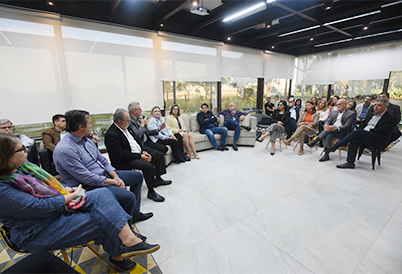 Realizada na sede da Inova, a reunião do CMCTI serviu como avaliação da viagem que a comitiva de Campinas fez a Barcelona, no final de maio