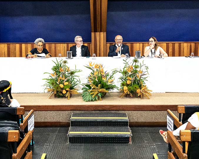 Fórum foi organizado pela SVC e pelo Conselho de Vivência Universitário (CVU), com apoio da DeDH e participação do IFCH e do Núcleo de Estudos de Políticas Públicas