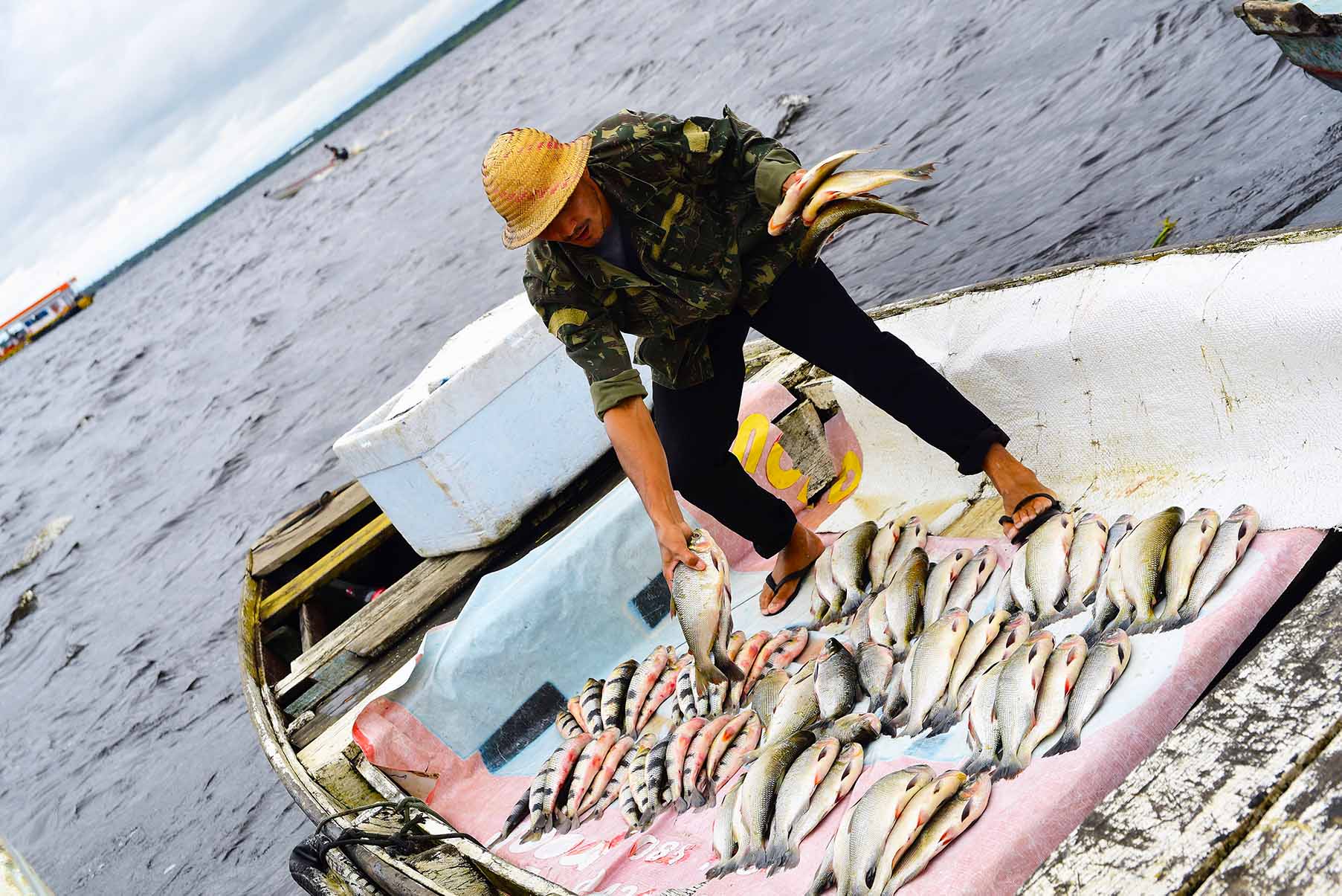 Mercado do Porto, em Manaus (AM) Audiodescrição: Imagem 2 de 41.