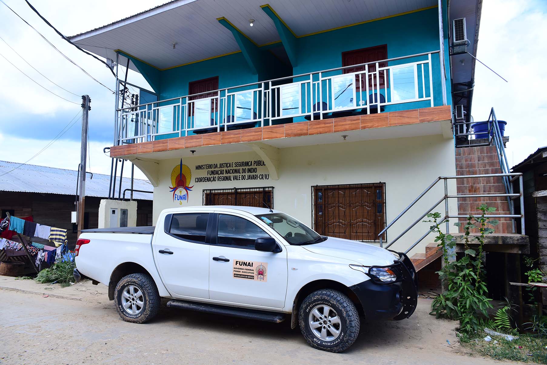 Sede da Funai no Vale do Javari (AM) Audiodescrição: Imagem 41 de 41.