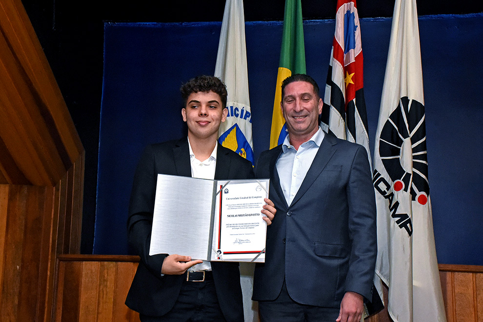 Prêmios Institucionais 2023 - Reconhecimento Discente de Desempenho em sua Formação Técnica dos Colégios Técnicos da Unicamp Prêmios Institucionais 2023 - Reconhecimento Discente de Desempenho em sua Formação Técnica dos Colégios Técnicos da Unicamp