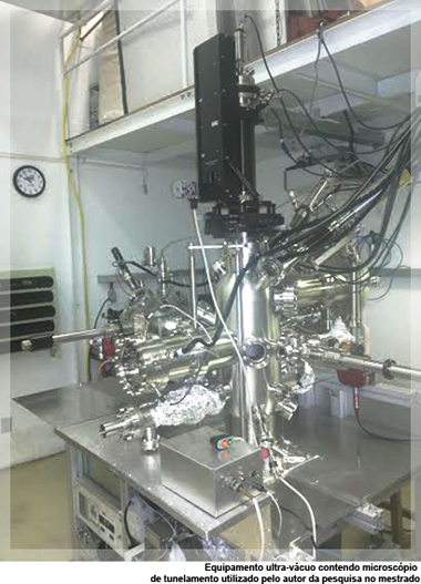 equipamento de ultra vacuo contendo microscopio tunelado