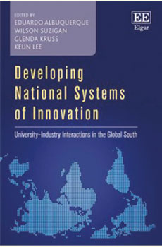Capa do livro: "Developing national systems of innovation – University-industry interactions in the global South"