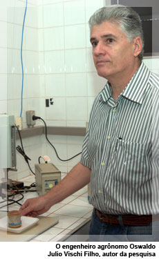 O engenheiro agrônomo Oswaldo Julio Vischi Filho, autor da pesquisa