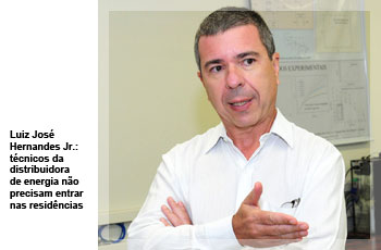Luiz José  Hernandes Jr.:  técnicos da  distribuidora  de energia não  precisam entrar  nas residências