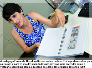 A pedagoga Fernanda Theodoro Roveri, autora da tese