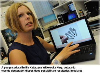 A pesquisadora Emília Katarzyna Witkowska Nery, autora da tese de doutorado: dispositivos possibilitam resultados imediatos