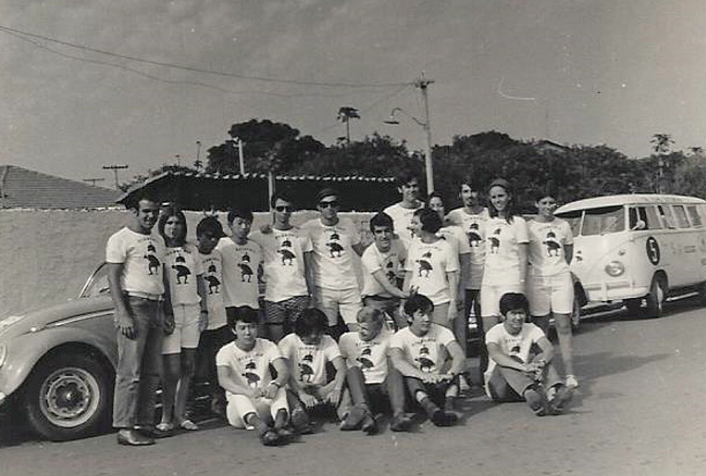 Equipe do Escudo Negro na primeira gincana da Unicamp