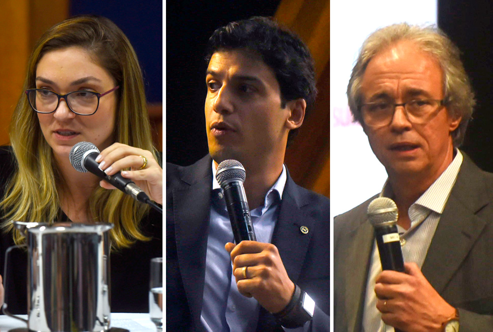 Convidados discorreram sobre suas experiências e trouxeram contribuições ao debate