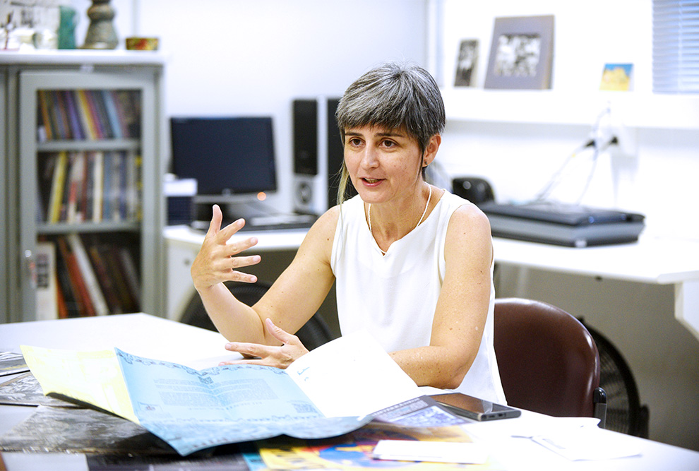 A professora Josianne Cerasoli, orientadora da pesquisa: “É preciso um olhar interdisciplinar para entender o urbano”