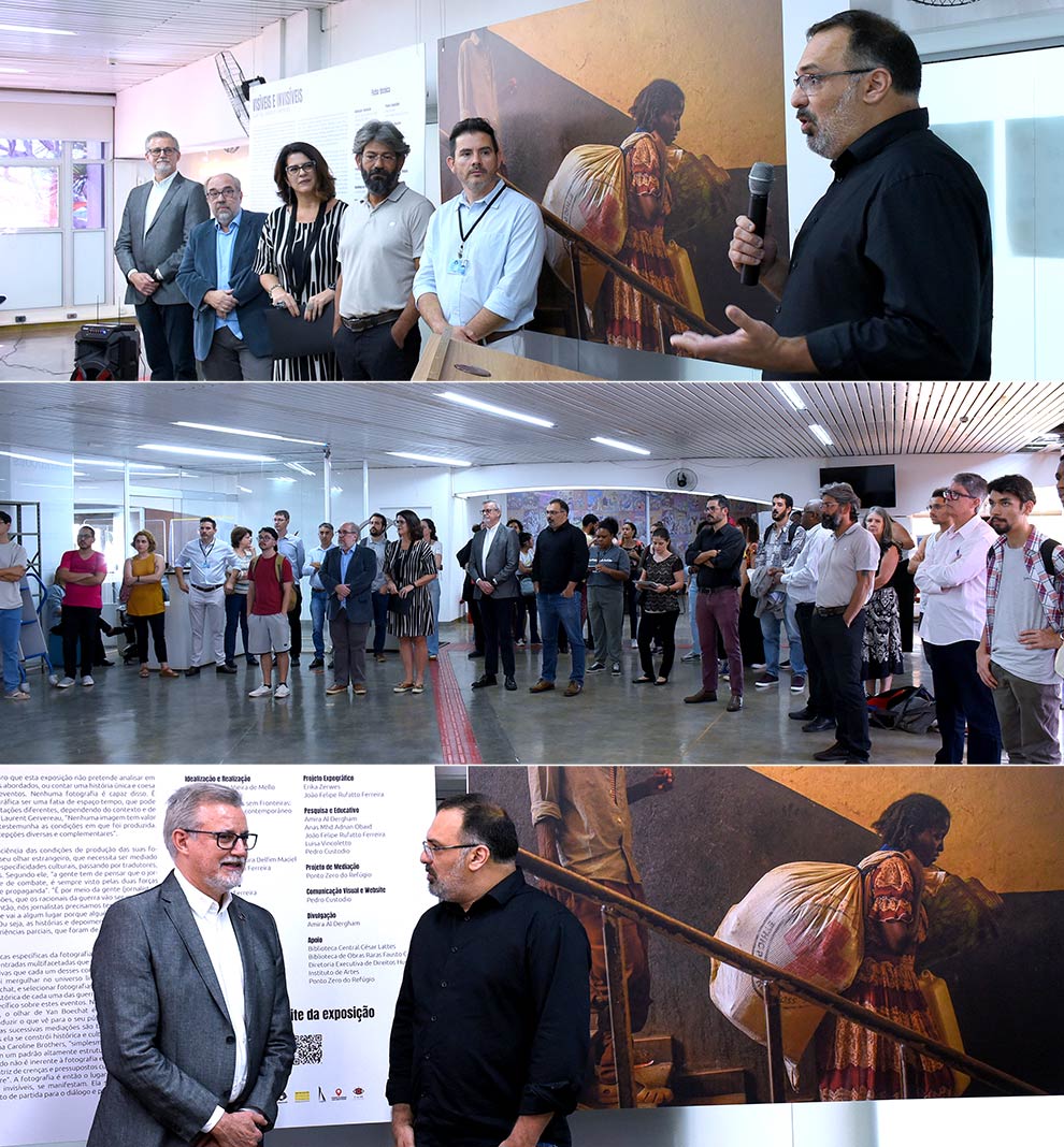 Exposição foi aberta com a presença de Yan Boechat; público poderá participar de