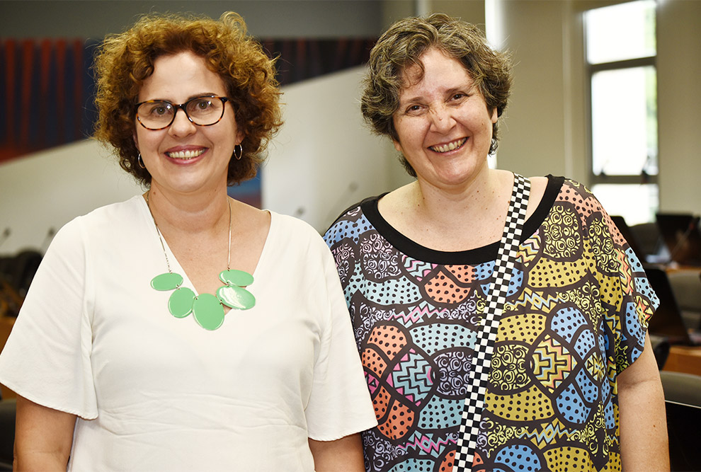 Ana Maria Carneiro e Cláudia Pfeiffer: primeira vez da representação da carreira PQ no Consu