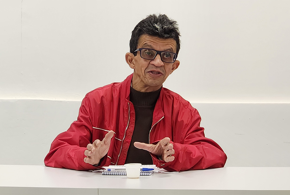 Um dos líderes do acampamento Wilson Lopes: avançar na proposta de identificar a quantidade de água disponível na área