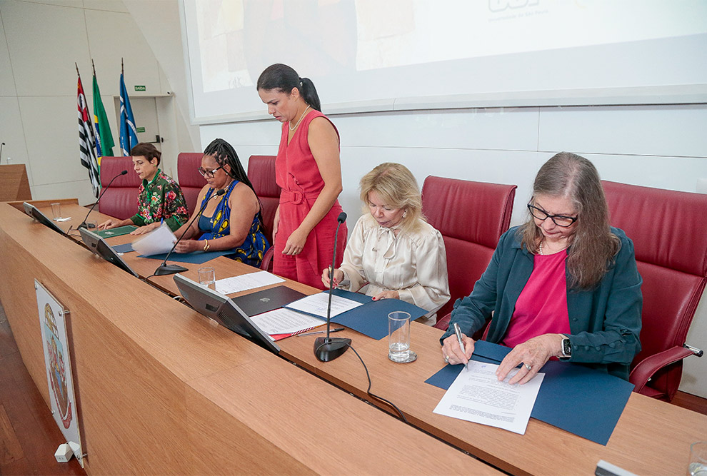 A reitora em exercício Maria Luiza Moretti: a Universidade conta 44% de mulheres no nível MS3-1 — o ponto inicial da carreira —, mas elas ocupam apenas 27% das vagas de professor titular