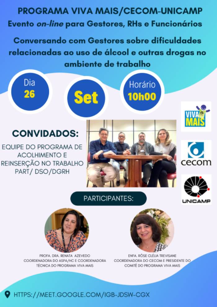 Cartaz de divulgação do evento