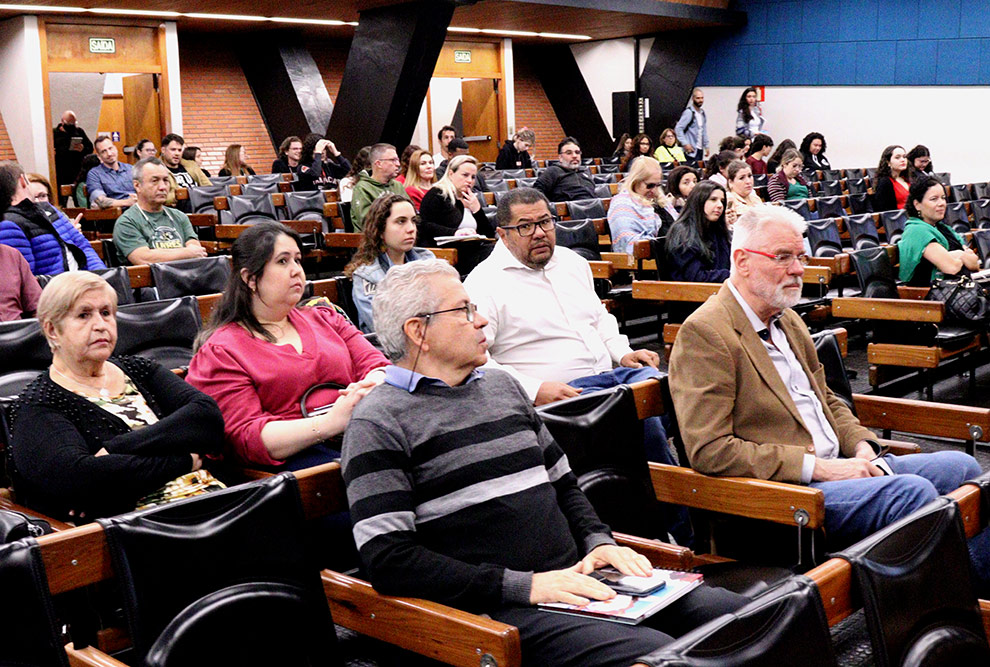 Público interessado participou do workshop que abordou vários aspectos do tema proposto