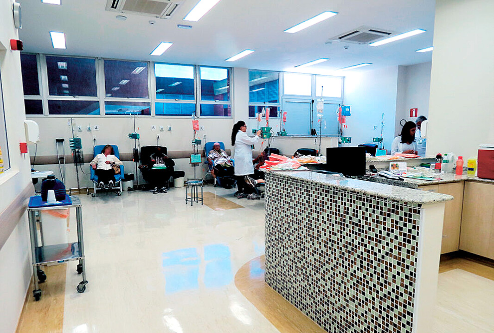 Setor de Quimioterapia do HC da Unicamp;