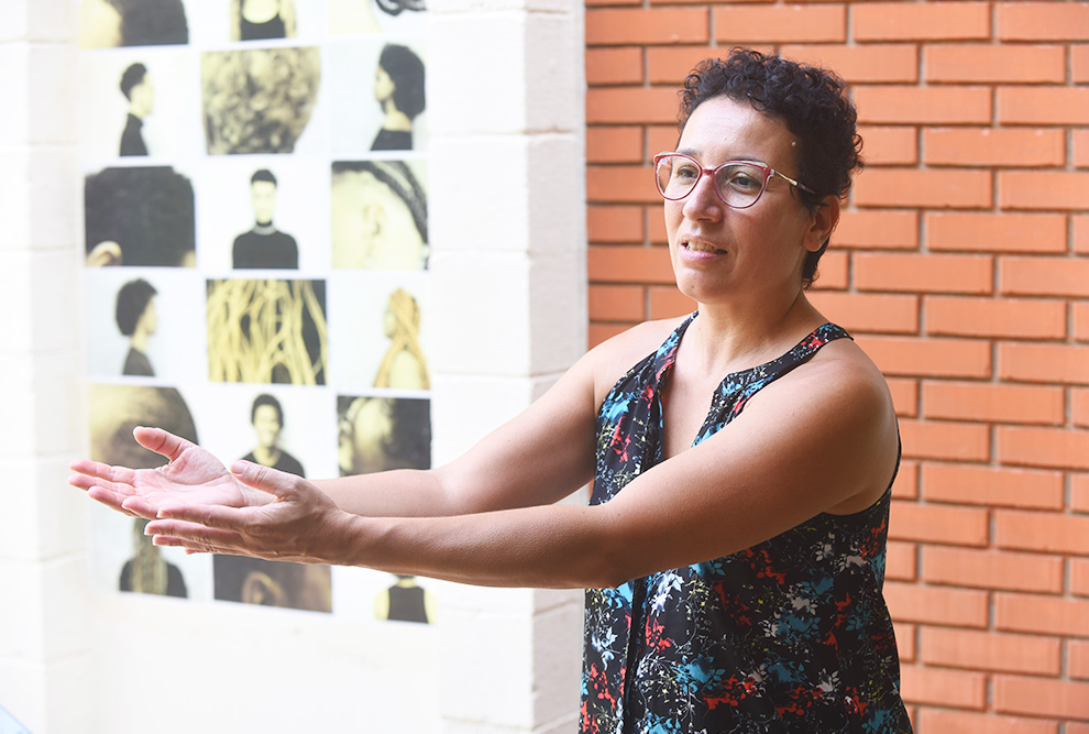 A professora Selma Simão, coordenadora de graduação em Artes Visuais: divisor de águas