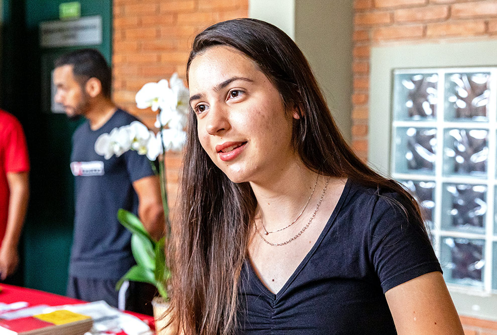 A estudante Maria Gabriela Lustosa Oliveira: “A prova de Redação da Unicamp exige que nós pensemos e nos coloquemos na situação da escrita de fato”