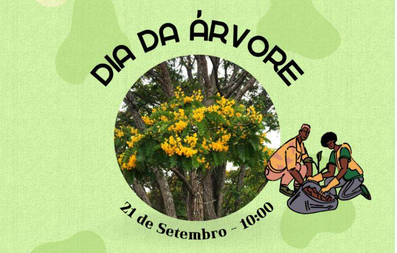 Prefeitura Universitária comemora Dia Mundial da Árvore com o plantio de 20 mudas de Amendoim-do-Campo