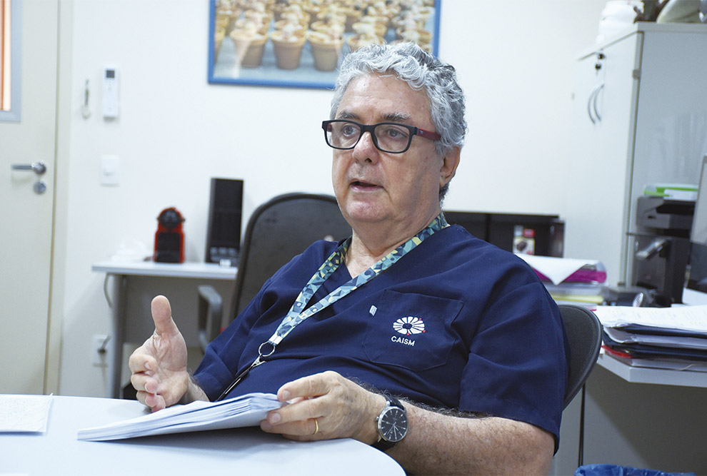 O professor José Guilherme Cecatti, orientador da pesquisa: chamando a atenção para a epidemia de obesidade