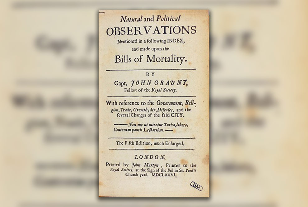 Livro de Graunt, edição de 1776