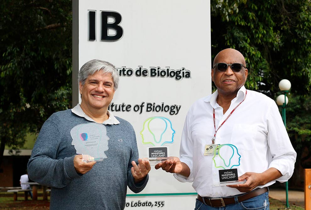 O diretor do IB, André Freitas e o diretor associado, Everardo Carneiro.