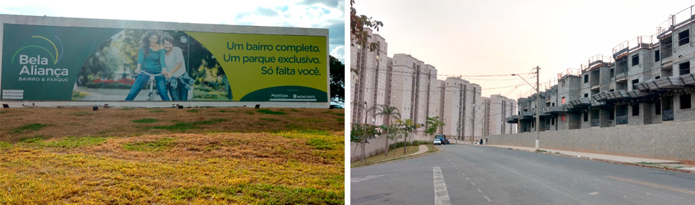 Novos empreendimentos imobiliários modificaram as dinâmicas urbanas na região noroeste de Campinas. Crédito: Mayra Brasco