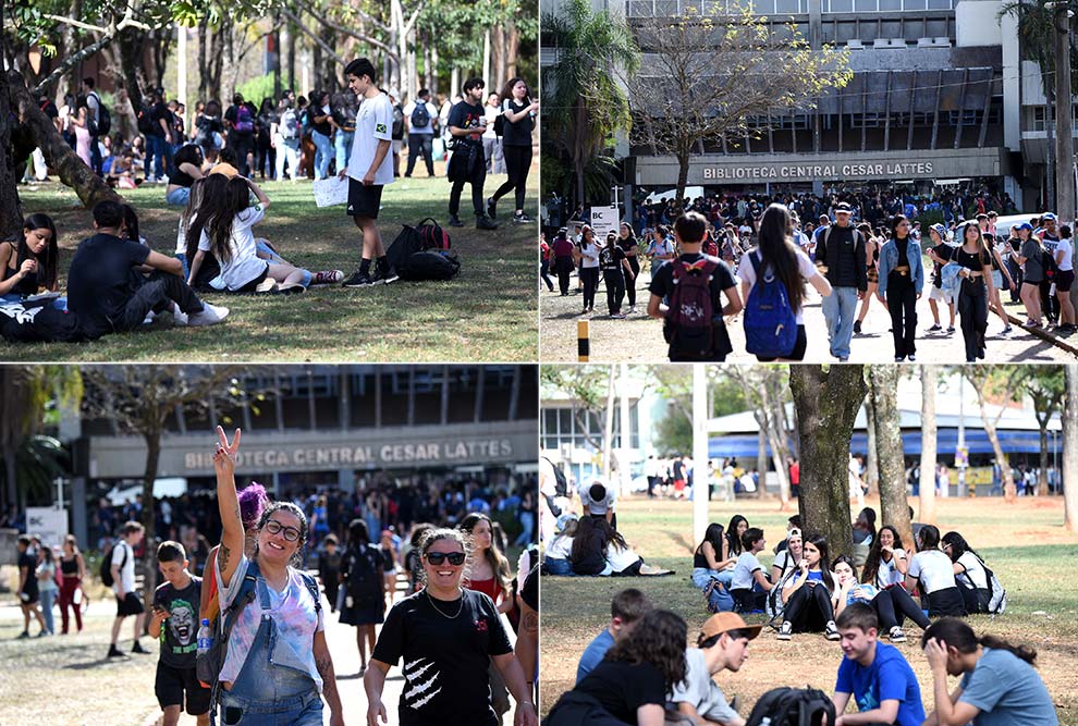Ao longo de todo o dia, mais de 36 mil pessoas passaram pelo campus de Barão Geraldo, em Campinas