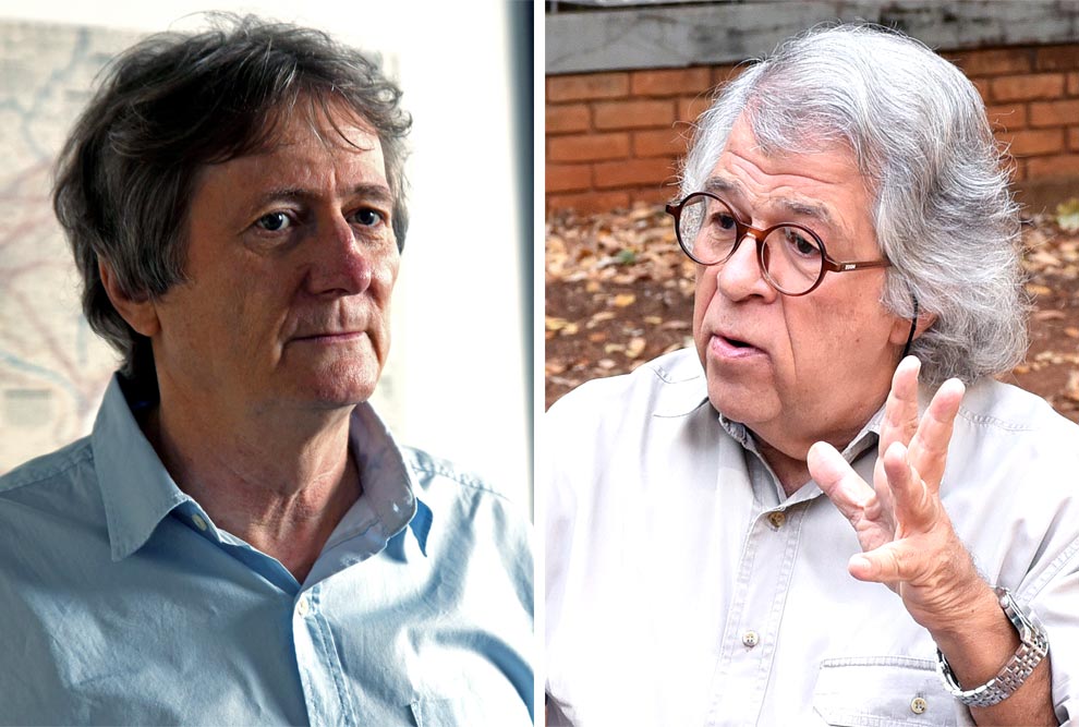 Os docentes José Dario Krein (Instituto de Economia) e Ricardo Antunes (