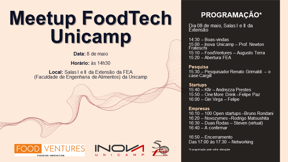 Meetup FoodTech Unicamp
