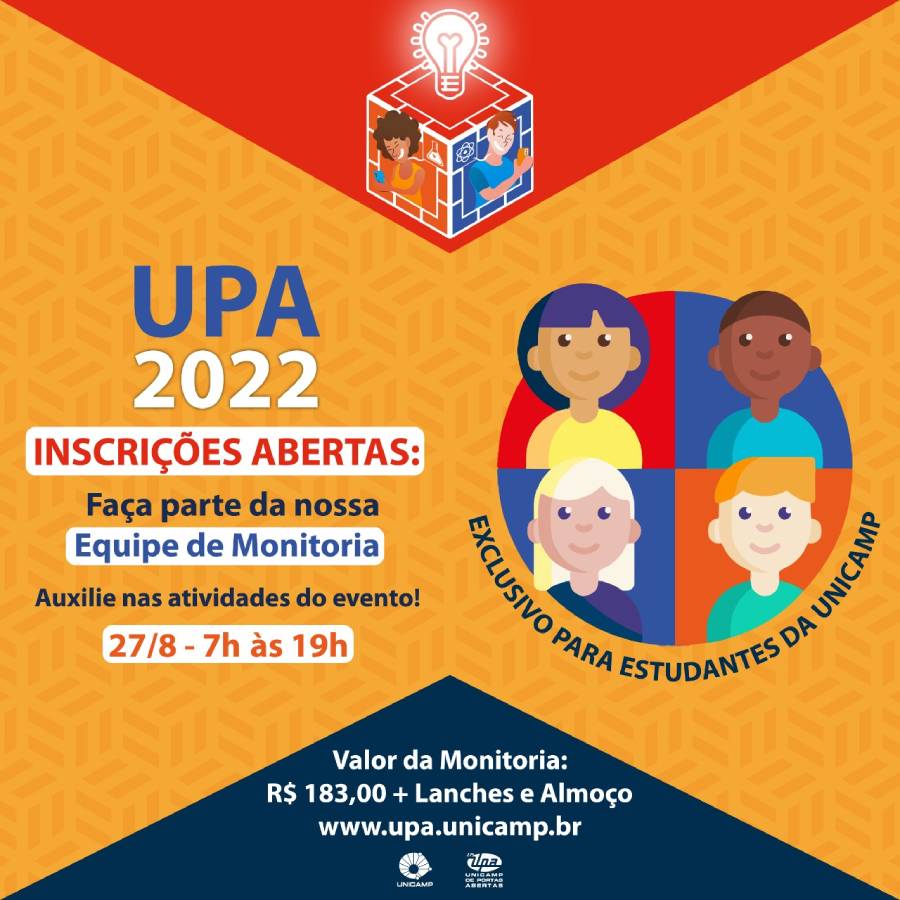 Chamada Monitores para a UPA